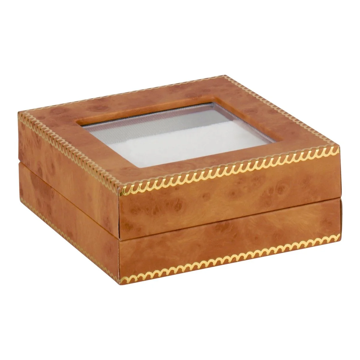 Window Leatherette Earring and Pendant Box - Image 9